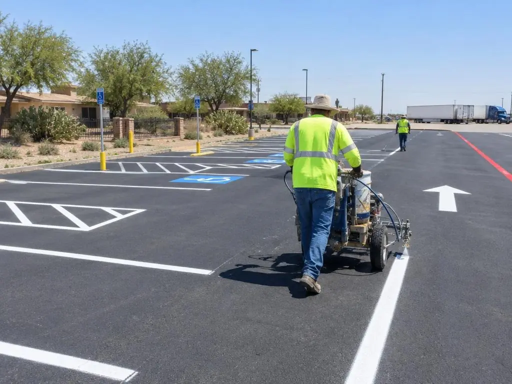 Parking Lot Striping in Laredo, TX